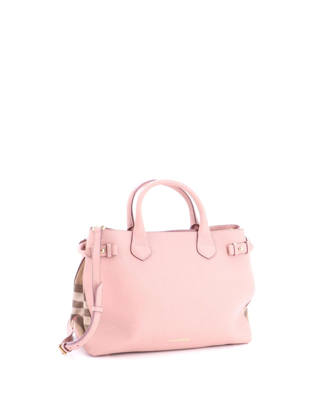 Burberry Banner Tote Leather And House #270234B76B - Picture 2 of 7